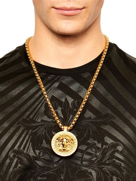 man jewelry versace|versace necklaces men's.